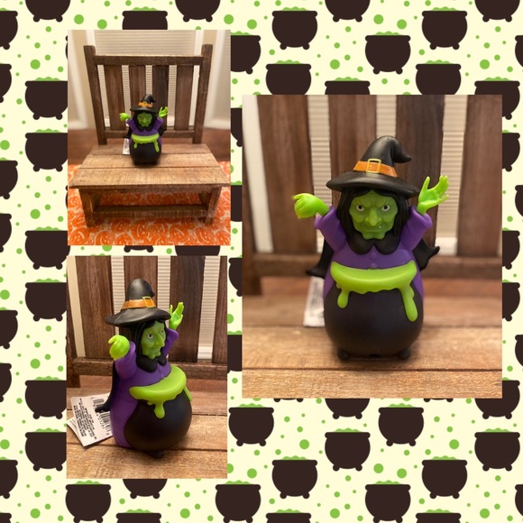 Halloween Witch Kitchen Towels, Witch Tier Tray Decor & Witch Wall Decor Signs - Picture 8 of 16